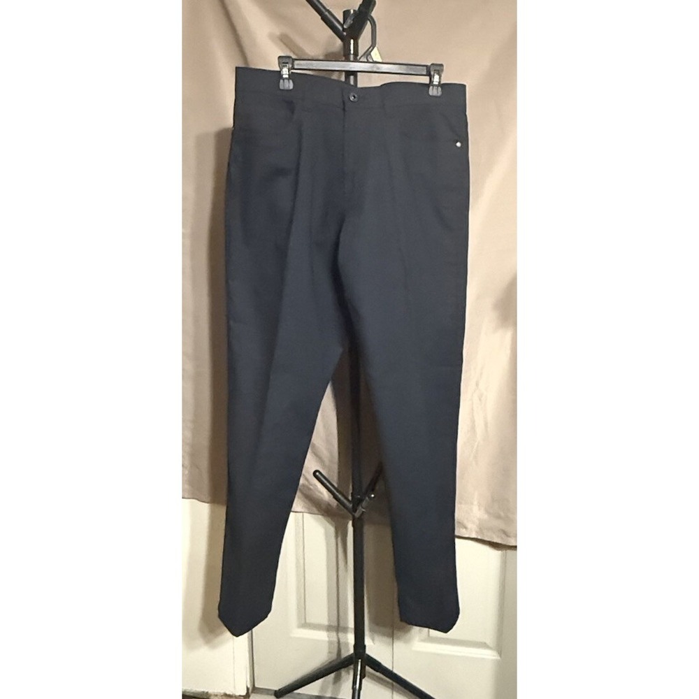 KENNETH COLE JEANS Black Straight Fit Stretch Denim Jeans 34W‎ 32L